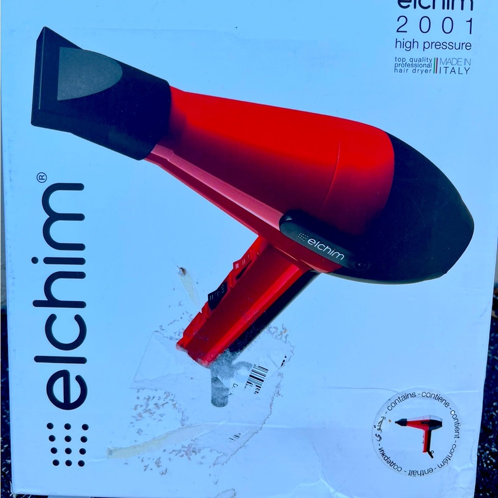 Elchim hair dryer 2 speeds, 5 temperatures